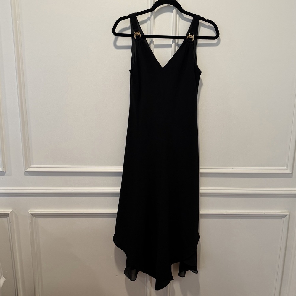 Evan-Picone Black High-Low Dress Size 10P Petite